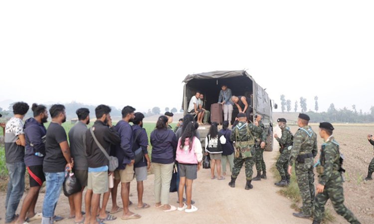 ជនបរទេស៣៩​នាក់រត់ចេញពីកន្លែងឆបោកតាមប្រព័ន្ធអ៊ីនធឺណែ​ត​នៅ​មីយ៉ាន់ម៉ាចូលថៃ​