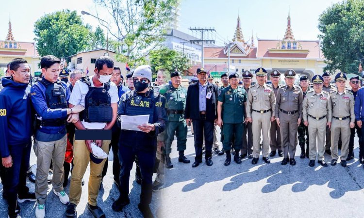 សមត្ថកិច្ចកម្ពុជា បញ្ជូនបុរសជនសង្ស័យបាញ់សម្លាប់ លោក លិម គិមយ៉ាទៅឱ្យភាគីថៃ