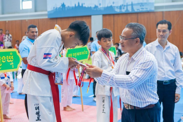 កីឡាតេក្វាន់ដូ ITF៖ ប្រកួតសិស្សបឋមឆ្នាំនេះមានអាណាព្យាបាល សិស្ស មកទស្សនាផ្ទាល់ជាច្រើន