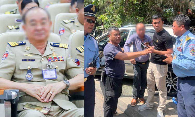 Update៖ អ្នកបើករថយន្ដបុករះនៅមុខក្រសួងមហាផ្ទៃ ស្ថិតក្រោមជាតិអាល់កុល 0,45mg/L