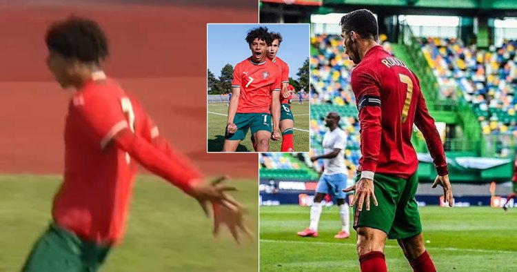 ល្អដូចឪពុកអ៊ីចឹង! Ronaldo Jr ស៊ុត ២ គ្រាប់ ជួយឱ្យព័រទុយហ្គាល់ U១៥ លើកពាន Vlatko Markovic
