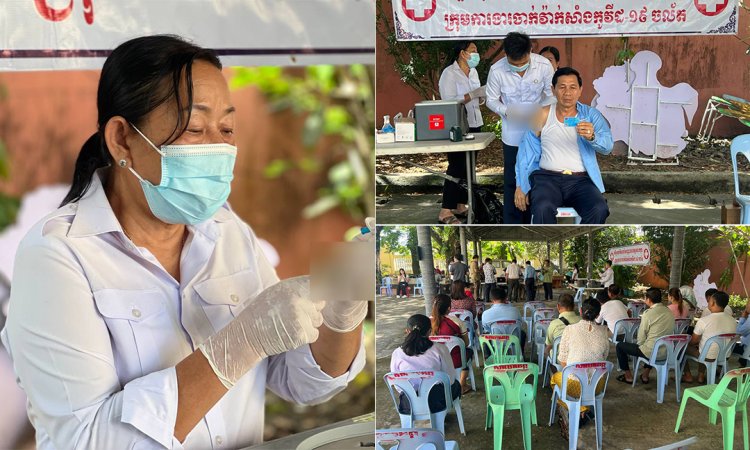 អាជ្ញាធរខេត្តកោះកុង ចាក់វ៉ាក់សាំងដូសជំរុញបង្ការការពារជំងឺកូវី១៩បំប្លែងថ្មី