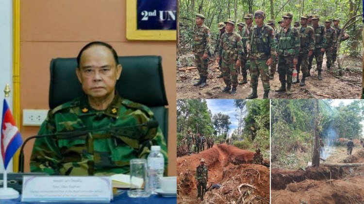 កម្ពុជានឹងមិនដកថយឬឈរជើងដោយគ្មានអាវុធនៅចំណុចប៉ះទង្គិចគ្នាទេ