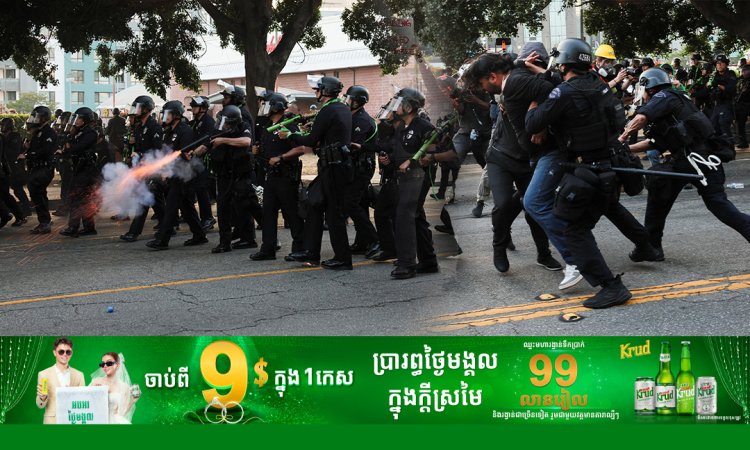ស្ថានភាពនៅ LA រឹតតែធ្ងន់ ឈានដល់ផ្ទុះអំពើហិង្សាខ្លាំងឡើងៗ រវាងកុបករនិងប៉ូលិស